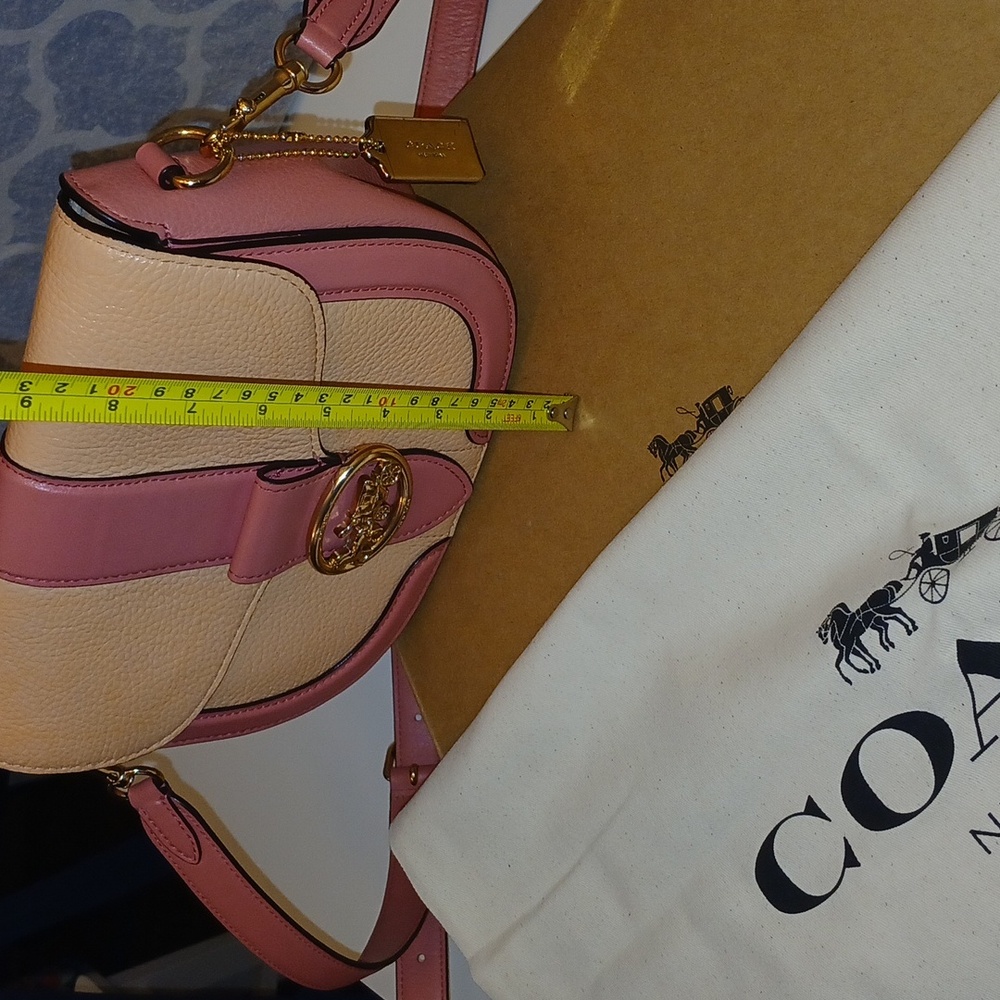Coach georgie Saddle Bag Blush / Taffy - Picture 17 of 17